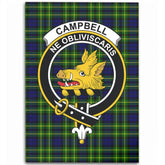 Campbell of Breadalbane Modern Tartan Crest Area Rug